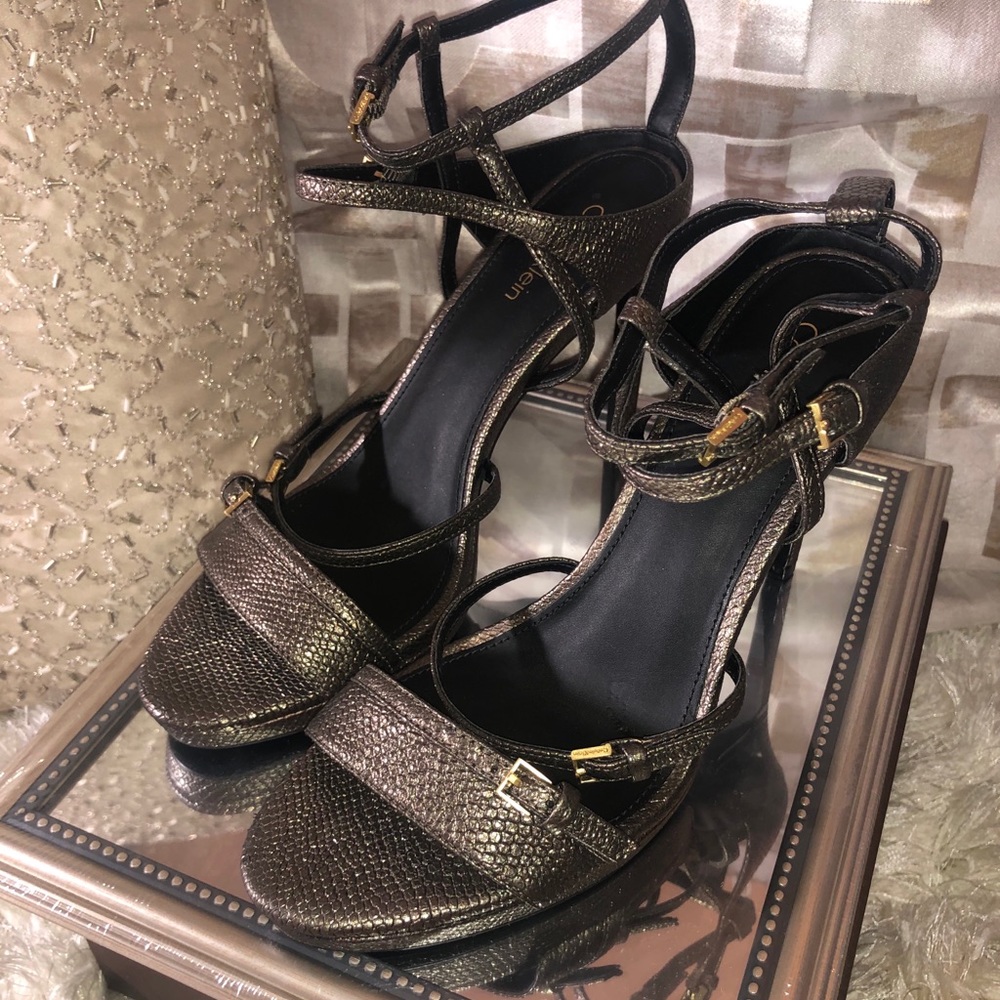 Calvin Klein Bronze Sandals